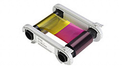 Полноцветная лента (YMCKO) на 500 оттисков с чистящим роликом; для принтера Advent SOLID 700 в Новокузнецке