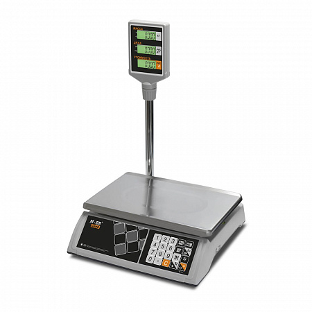 Весы торговые настольные MERTECH M-ER 327 ACP "Ceed" LCD Белые