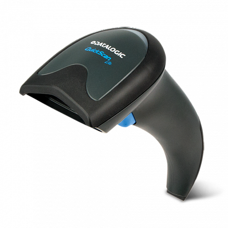 Сканер штрих-кода DataLogic QuickScan Lite QW2120 imager, черный, комплект USB с подставкой 