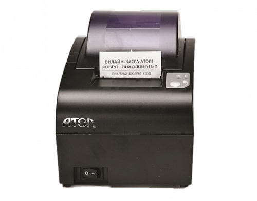ККТ АТОЛ 55Ф. Черный. USB. RS-232. Ethernet. 5.0