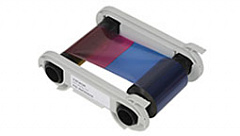 Полноцветная лента (YMCKOK) для двусторонней печати на 500 оттисков с чистящим роликом в Новокузнецке