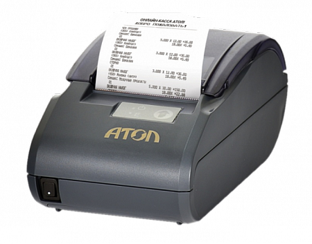 ККТ АТОЛ 30Ф+. Темно-серый. USB. ДЯ. 5.0